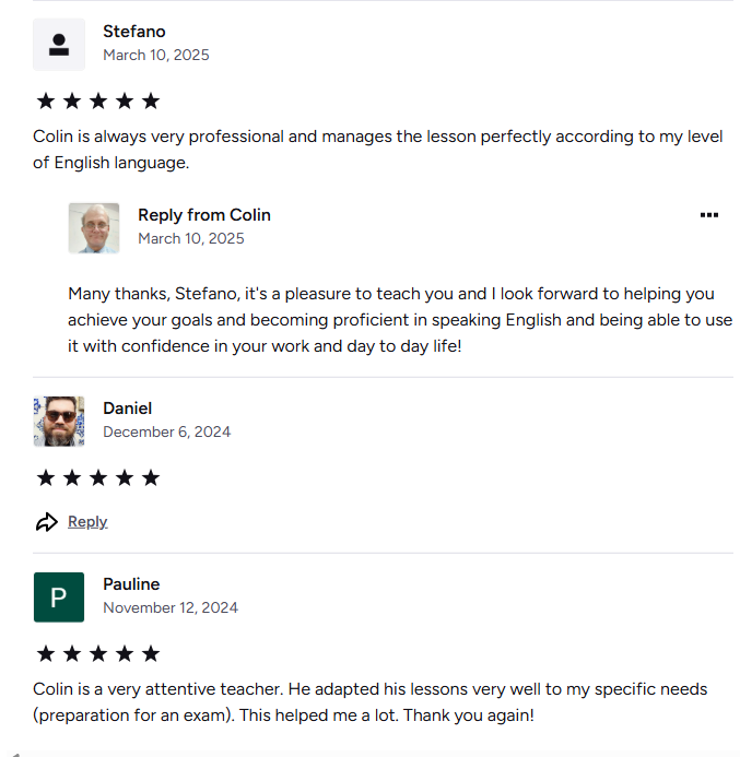 Testimonials Testimonials